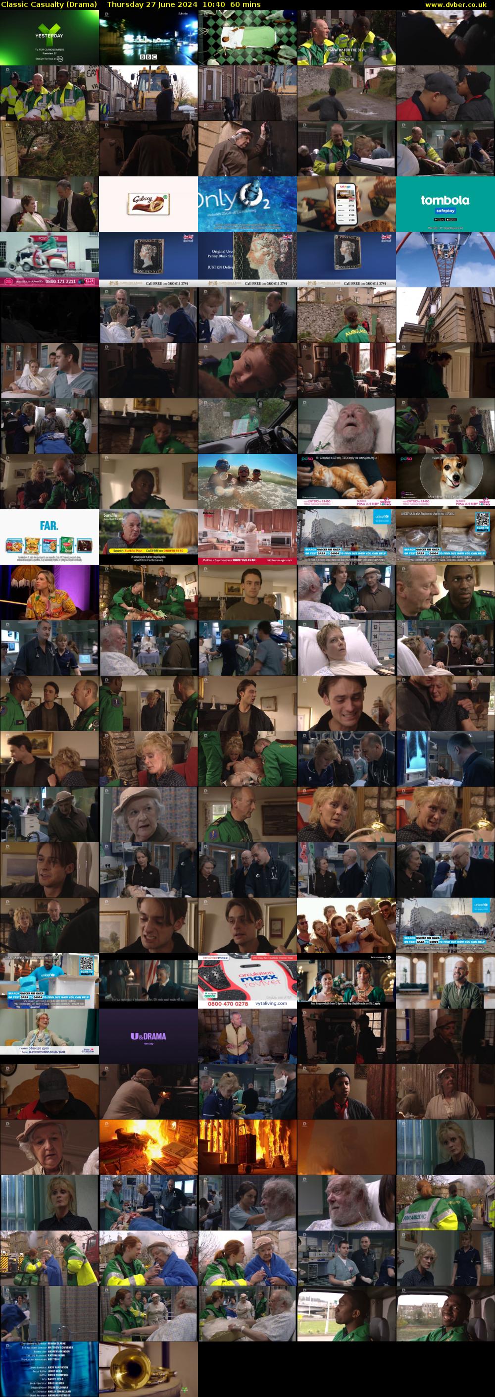 Classic Casualty (Drama) Thursday 27 June 2024 10:40 - 11:40
