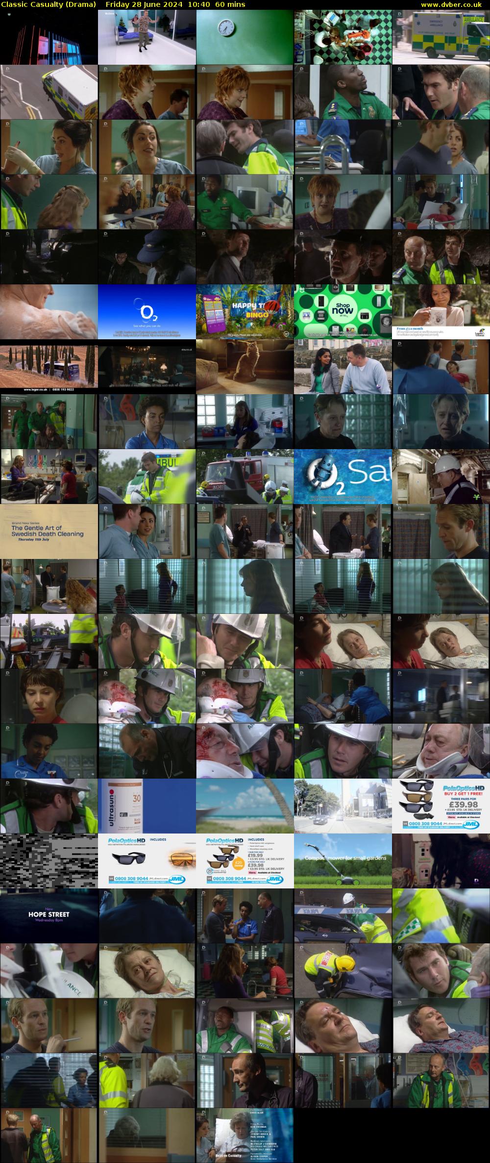 Classic Casualty (Drama) Friday 28 June 2024 10:40 - 11:40