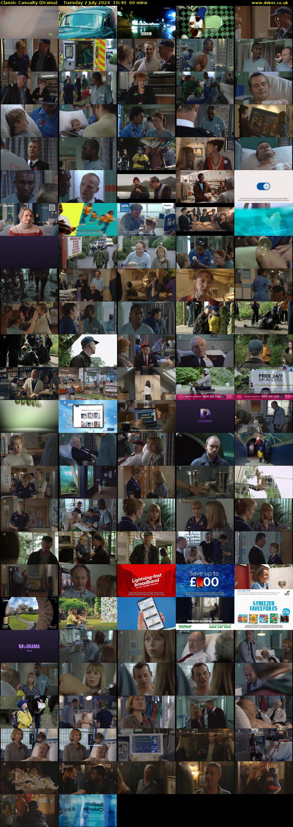 Classic Casualty (Drama) Tuesday 2 July 2024 10:40 - 11:40