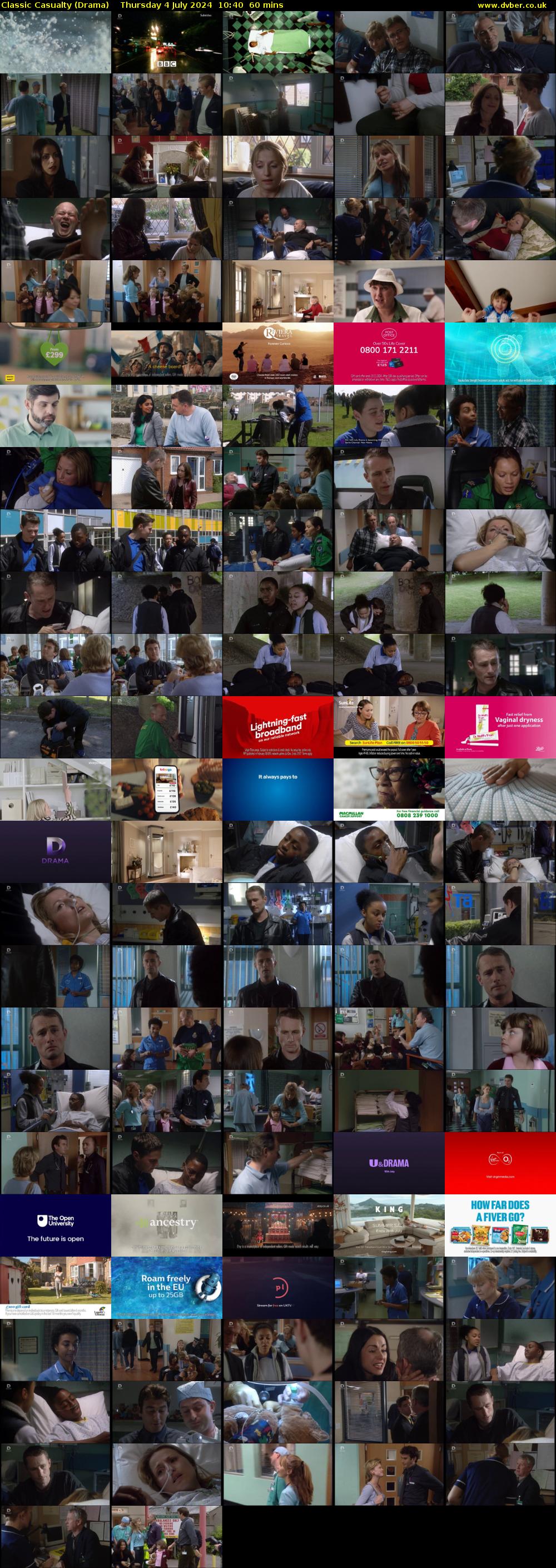 Classic Casualty (Drama) Thursday 4 July 2024 10:40 - 11:40