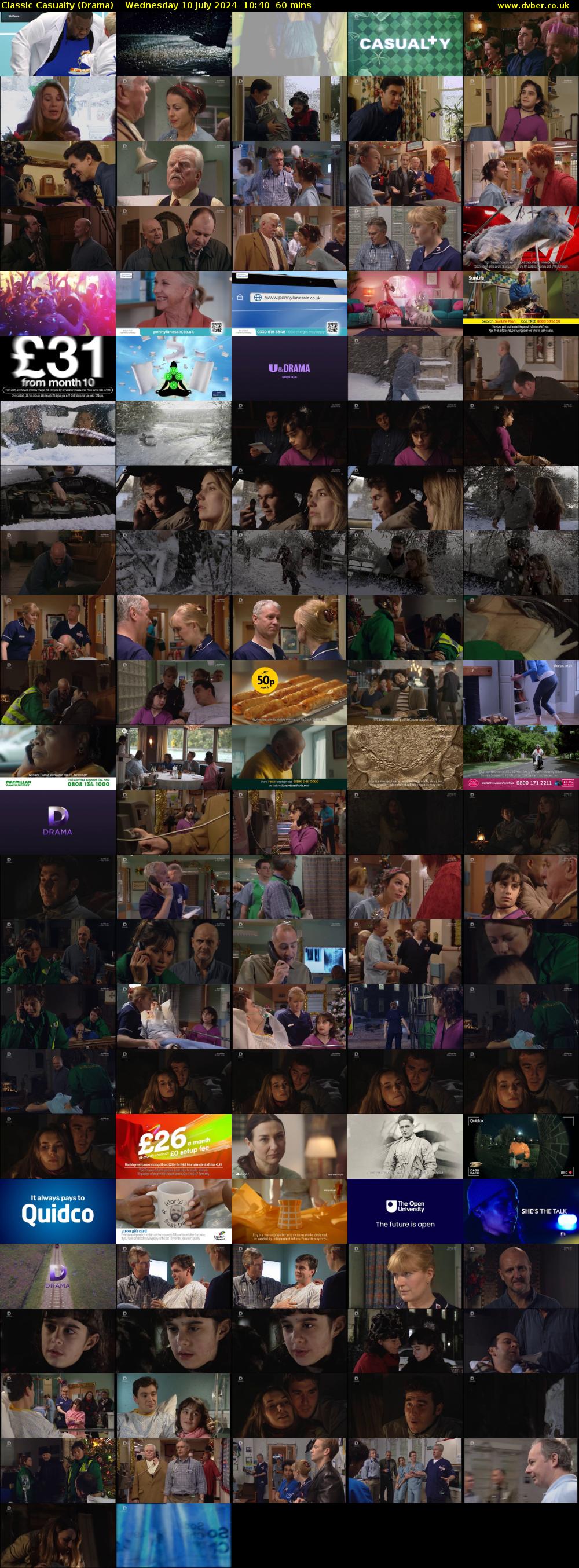Classic Casualty (Drama) Wednesday 10 July 2024 10:40 - 11:40