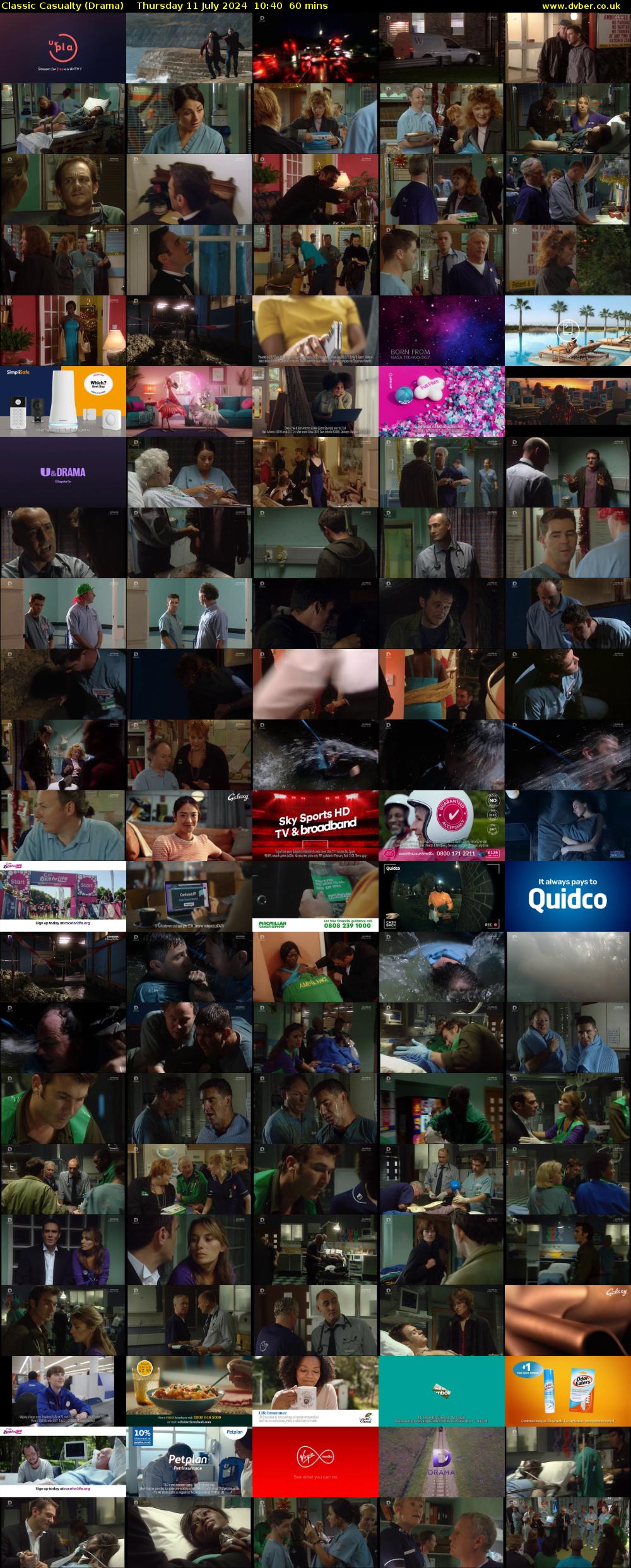 Classic Casualty (Drama) Thursday 11 July 2024 10:40 - 11:40