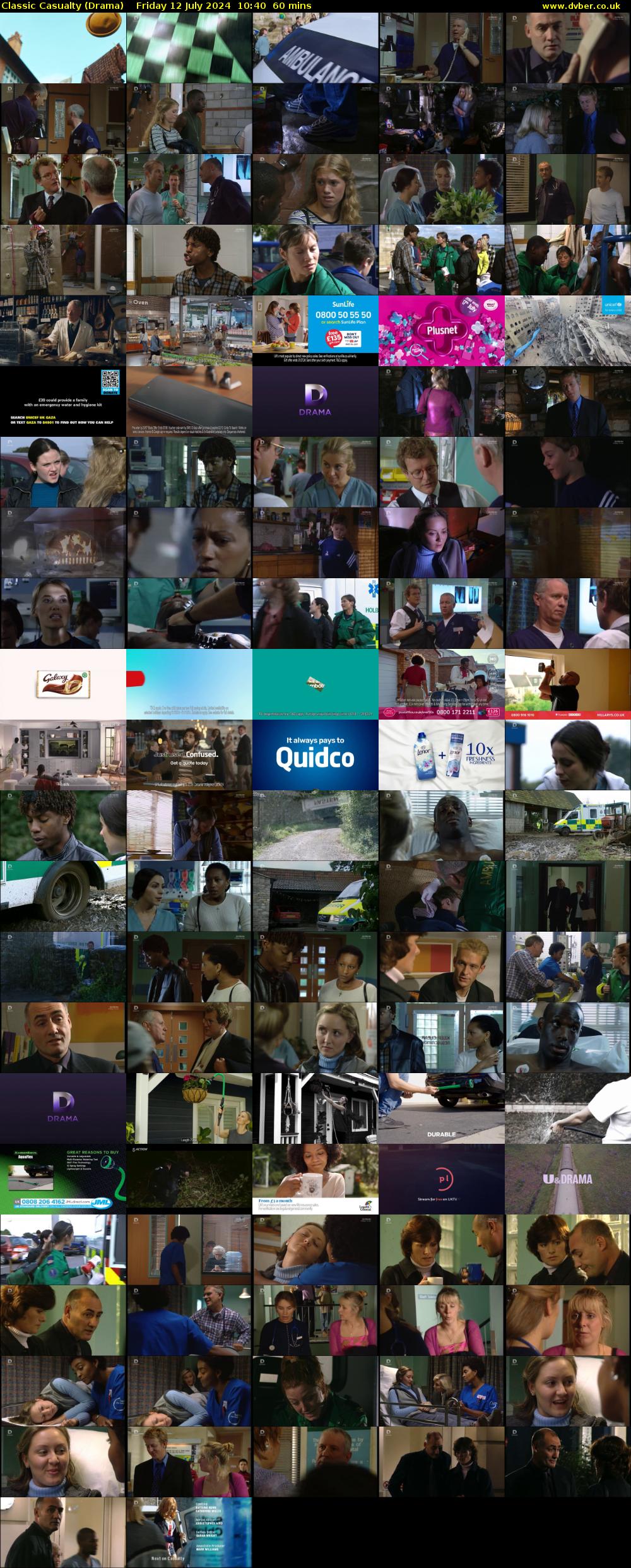 Classic Casualty (Drama) Friday 12 July 2024 10:40 - 11:40