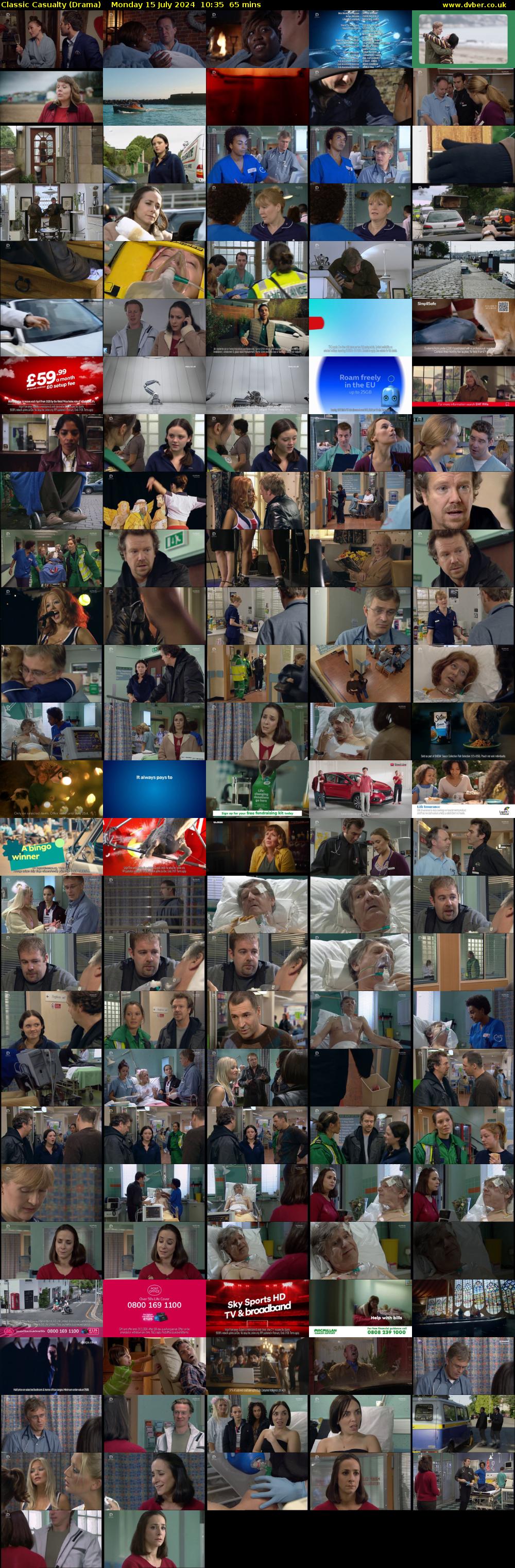 Classic Casualty (Drama) Monday 15 July 2024 10:35 - 11:40