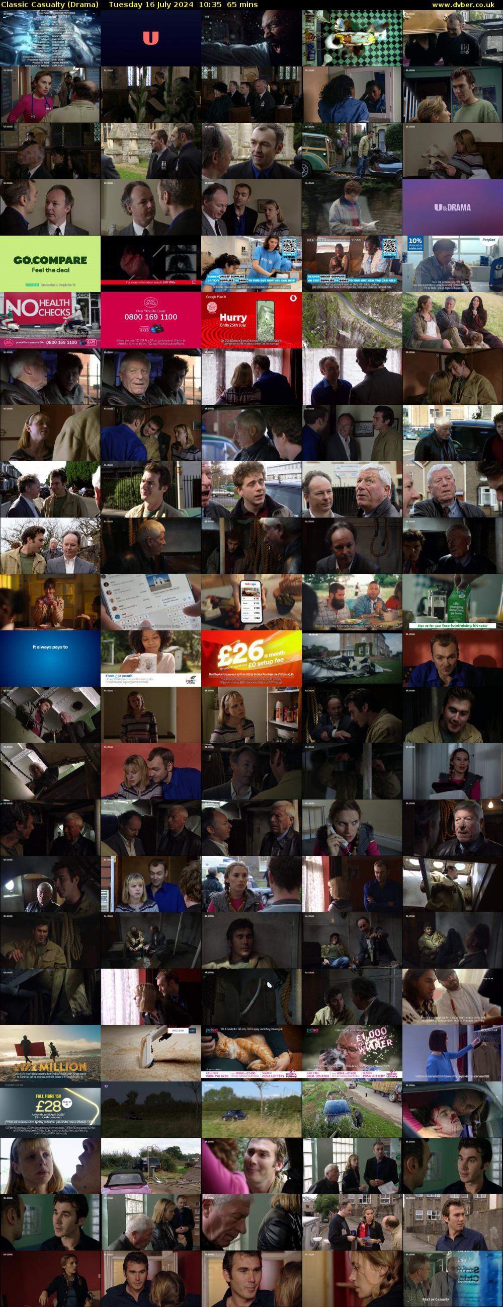 Classic Casualty (Drama) Tuesday 16 July 2024 10:35 - 11:40
