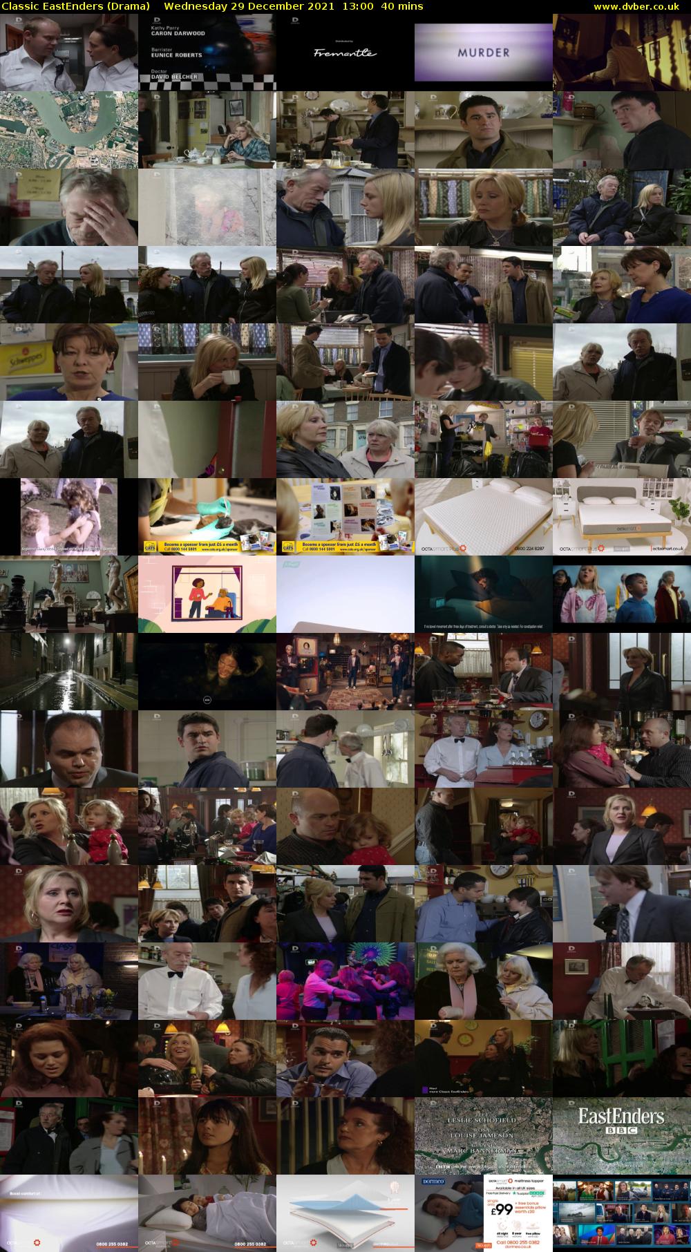 Classic EastEnders (Drama) Wednesday 29 December 2021 13:00 - 13:40