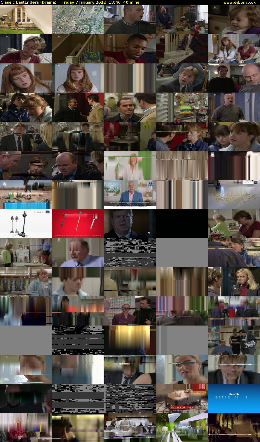 Classic EastEnders (Drama) Friday 7 January 2022 13:40 - 14:20