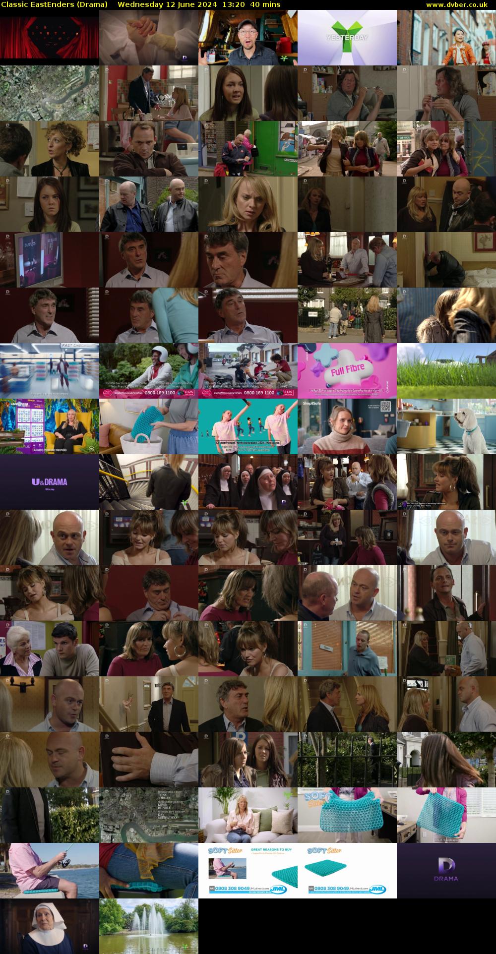 Classic EastEnders (Drama) Wednesday 12 June 2024 13:20 - 14:00