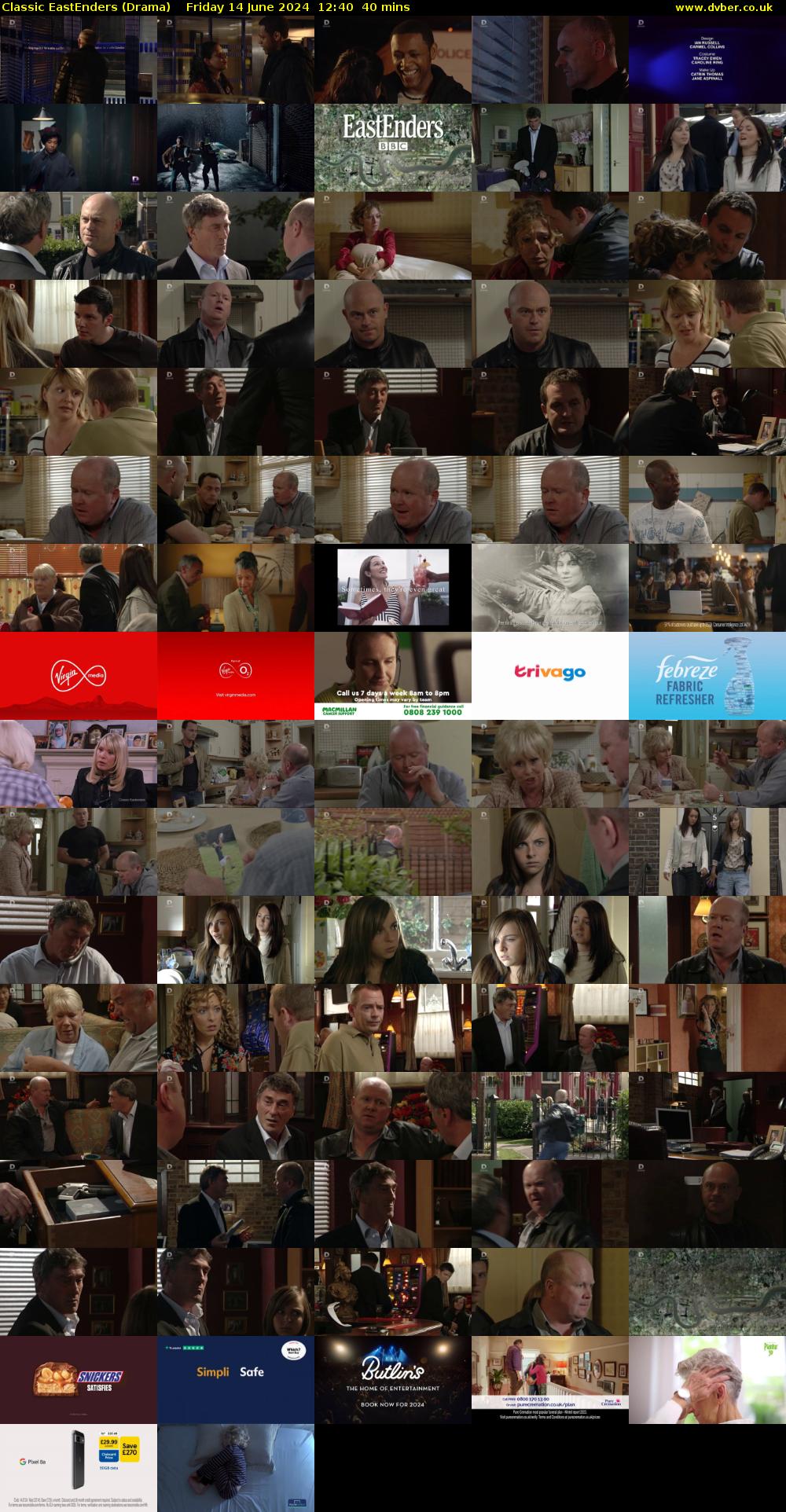 Classic EastEnders (Drama) Friday 14 June 2024 12:40 - 13:20