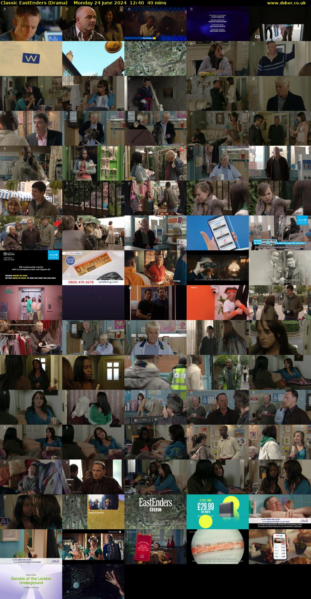 Classic EastEnders (Drama) Monday 24 June 2024 12:40 - 13:20