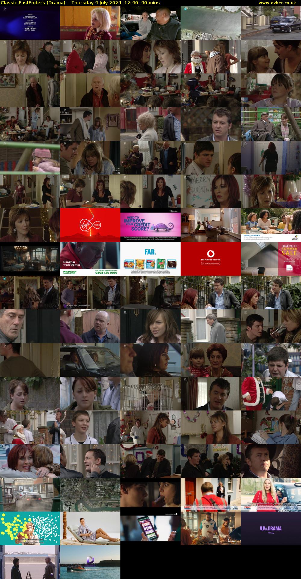 Classic EastEnders (Drama) Thursday 4 July 2024 12:40 - 13:20