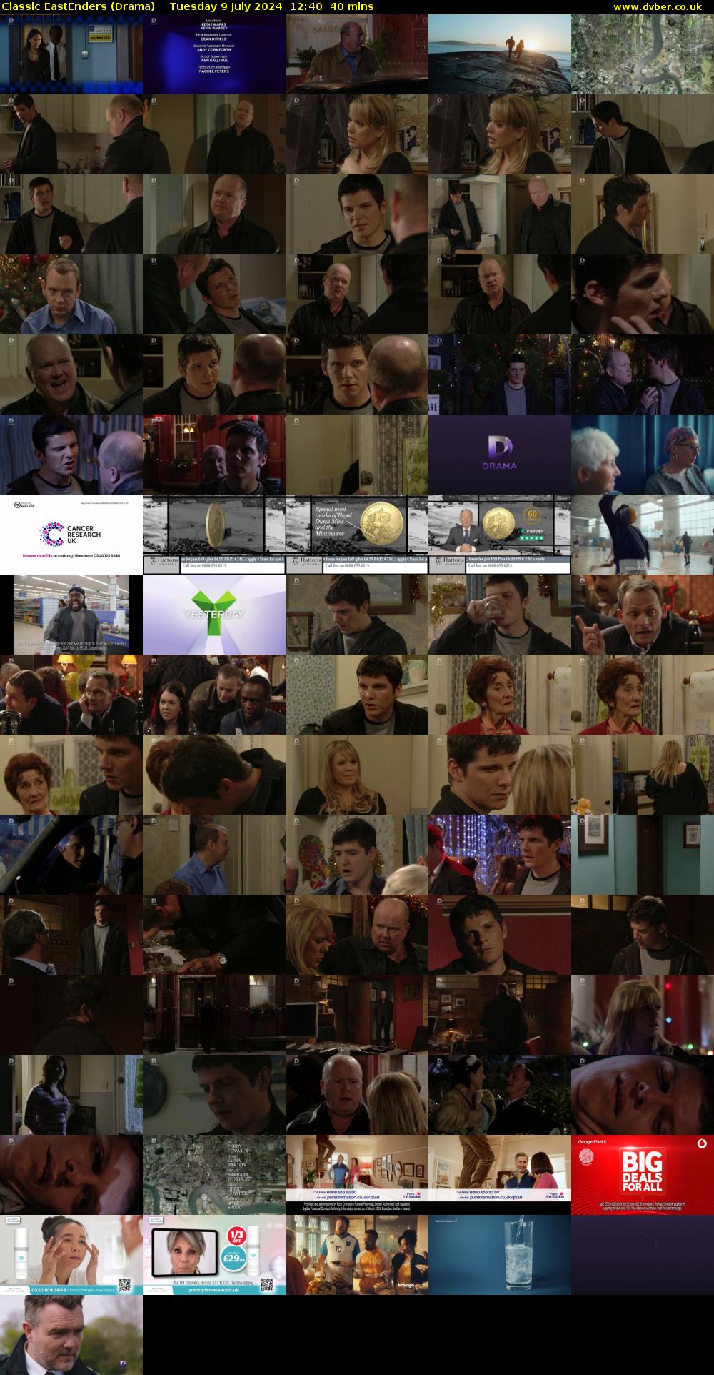 Classic EastEnders (Drama) Tuesday 9 July 2024 12:40 - 13:20