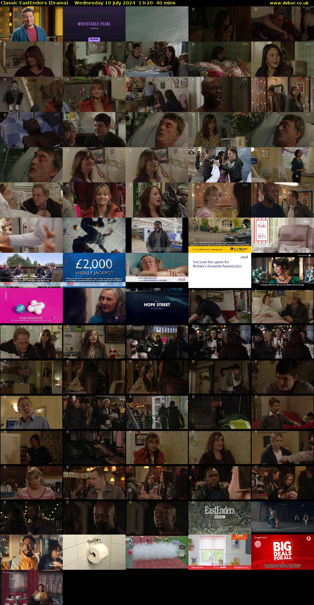 Classic EastEnders (Drama) Wednesday 10 July 2024 13:20 - 14:00