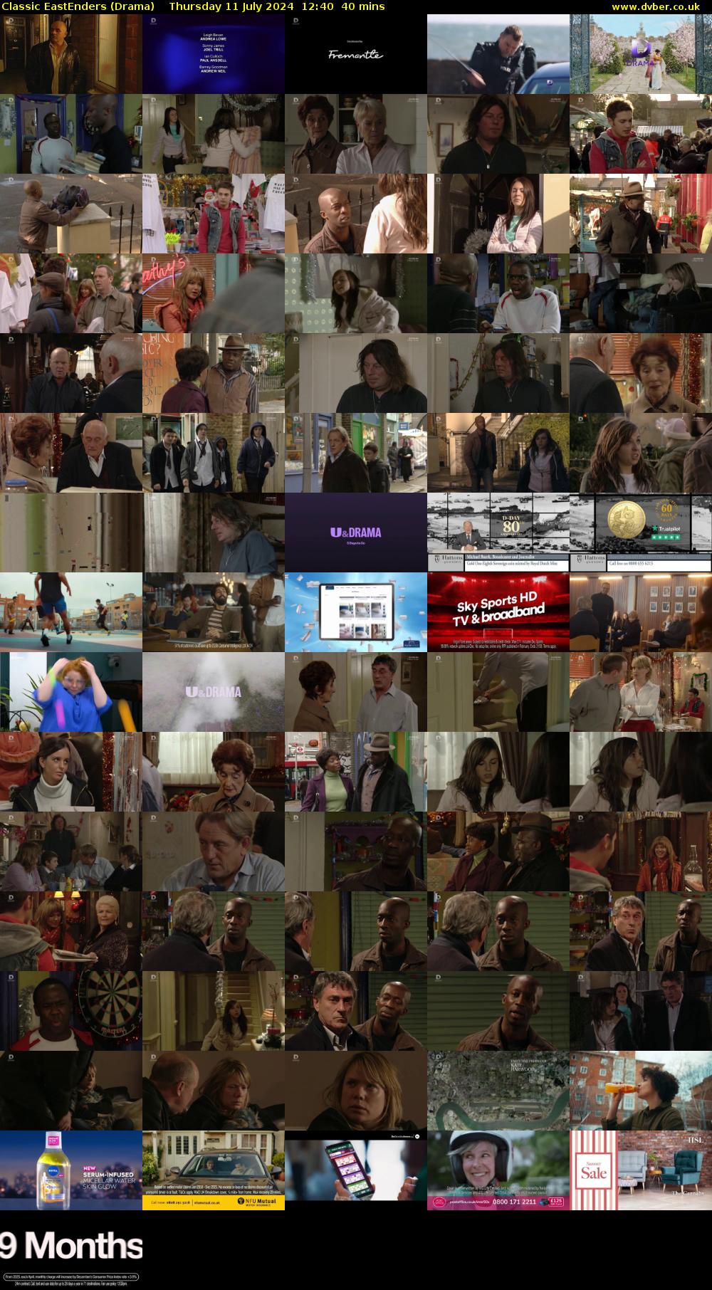 Classic EastEnders (Drama) Thursday 11 July 2024 12:40 - 13:20