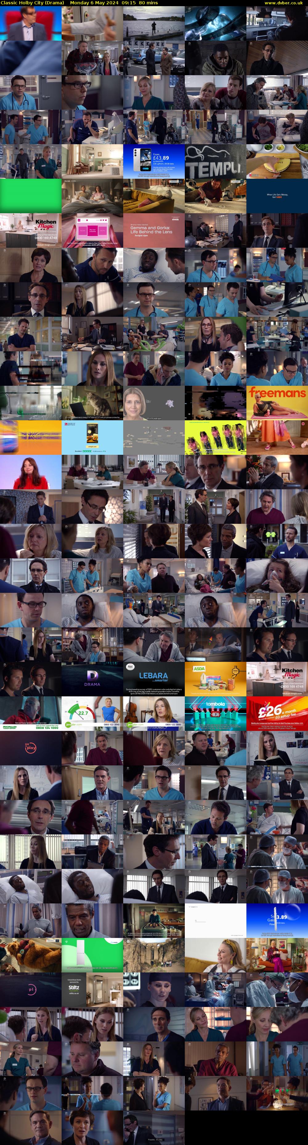 Classic Holby City (Drama) Monday 6 May 2024 09:15 - 10:35