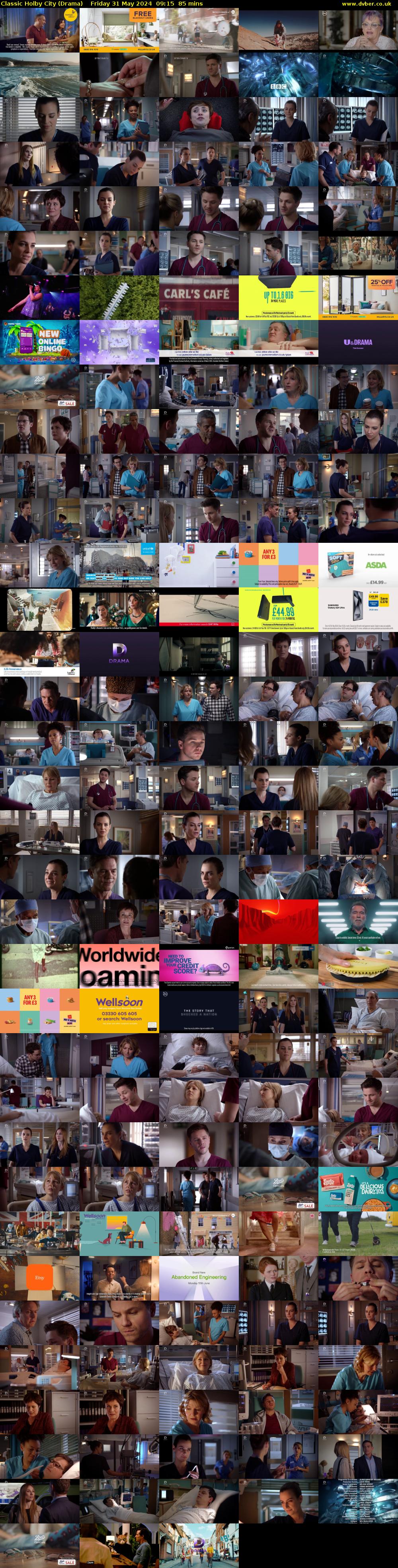 Classic Holby City (Drama) Friday 31 May 2024 09:15 - 10:40