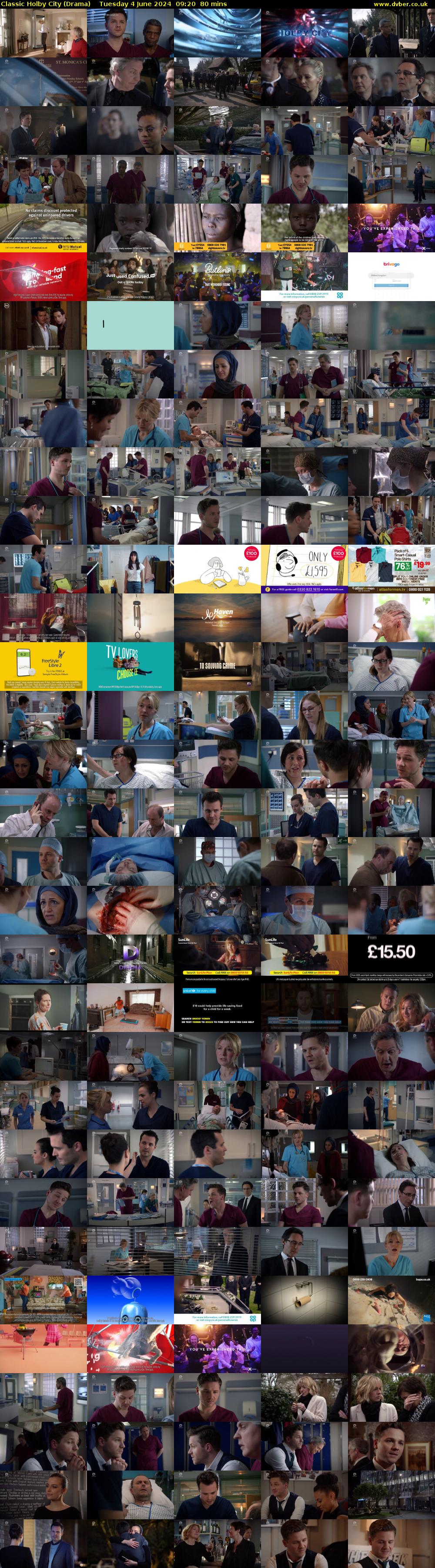 Classic Holby City (Drama) Tuesday 4 June 2024 09:20 - 10:40