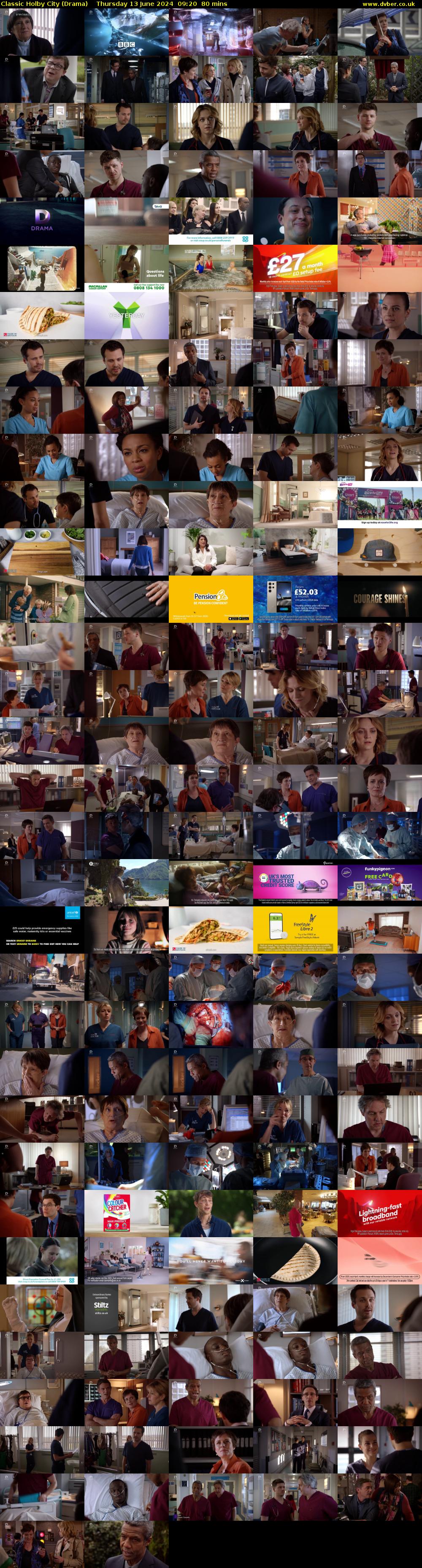 Classic Holby City (Drama) Thursday 13 June 2024 09:20 - 10:40