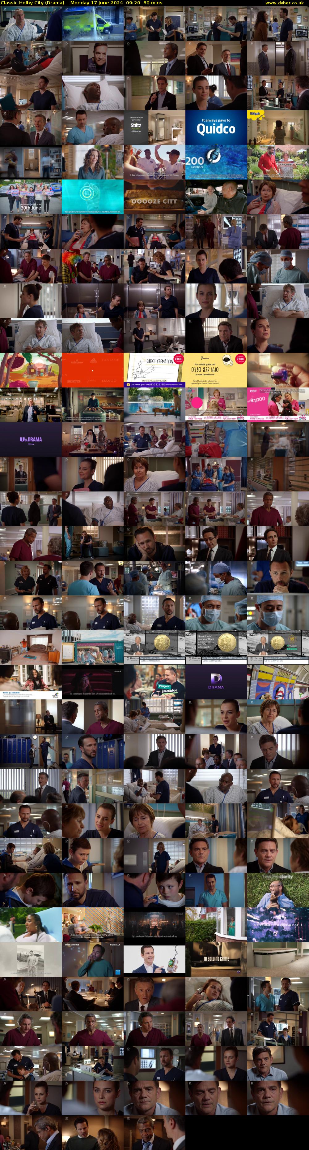 Classic Holby City (Drama) Monday 17 June 2024 09:20 - 10:40
