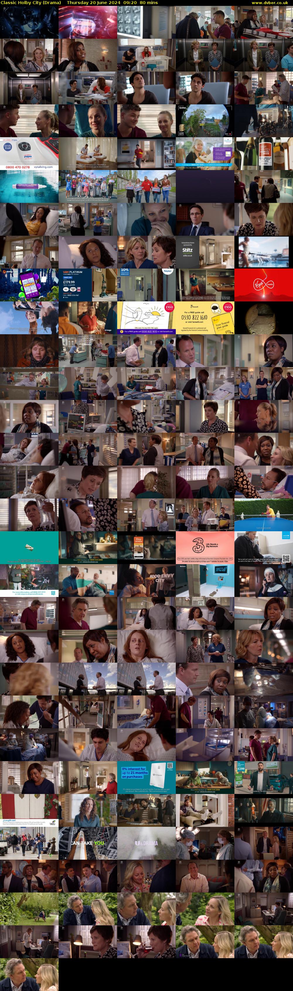 Classic Holby City (Drama) Thursday 20 June 2024 09:20 - 10:40