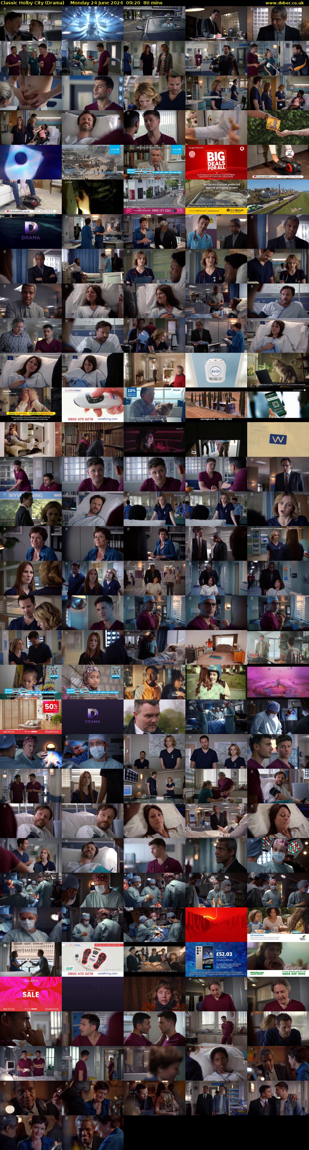 Classic Holby City (Drama) Monday 24 June 2024 09:20 - 10:40