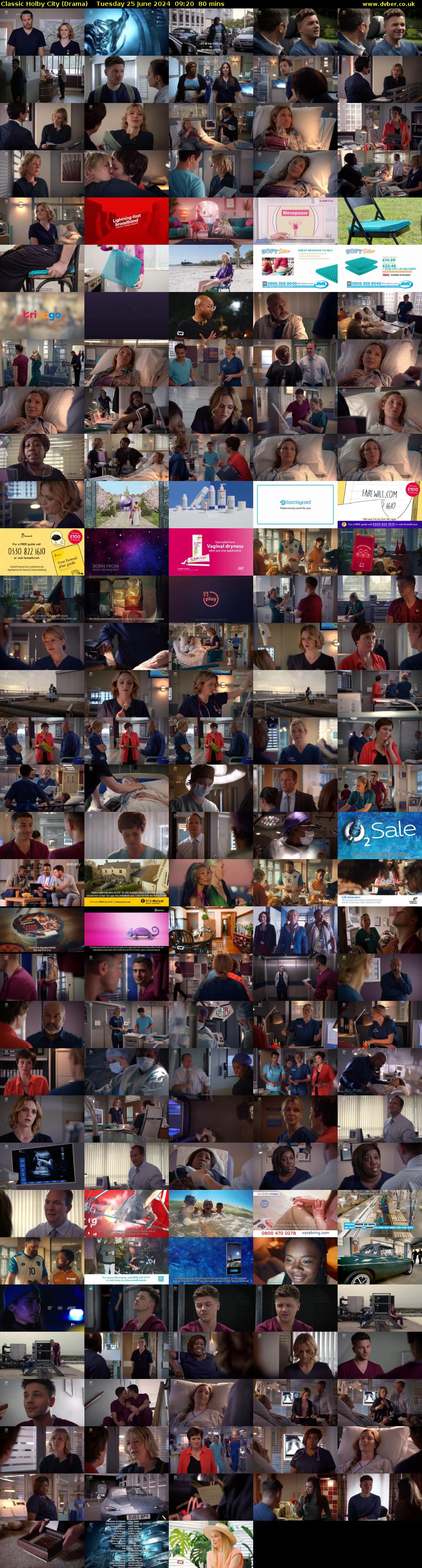 Classic Holby City (Drama) Tuesday 25 June 2024 09:20 - 10:40