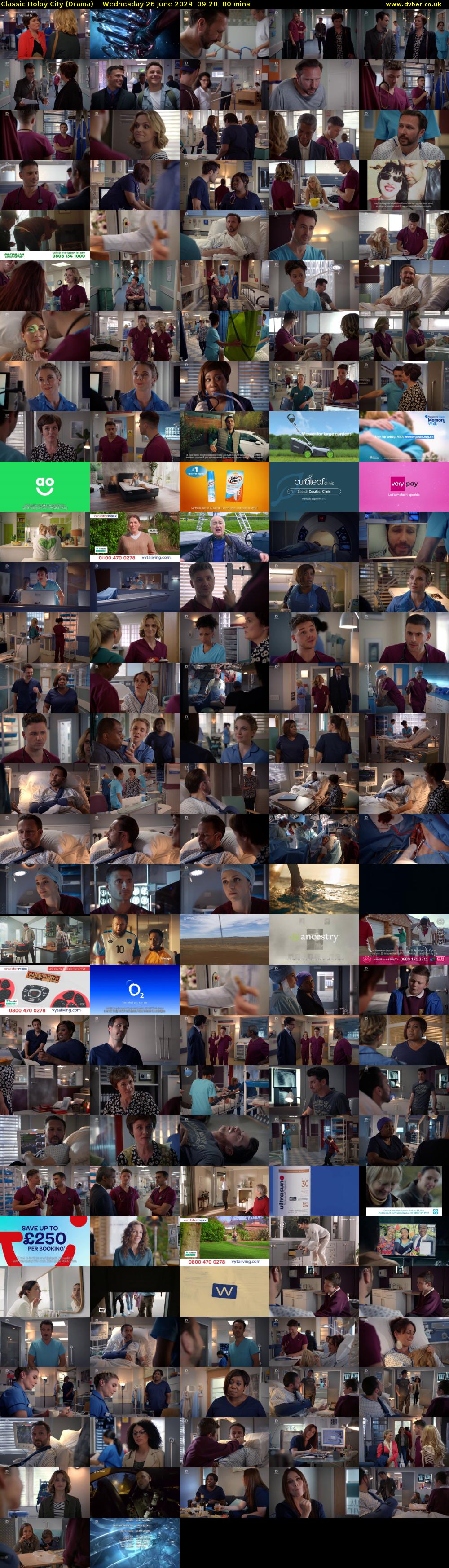 Classic Holby City (Drama) Wednesday 26 June 2024 09:20 - 10:40