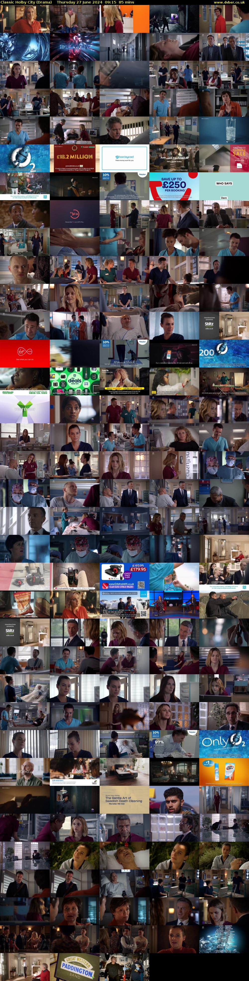 Classic Holby City (Drama) Thursday 27 June 2024 09:15 - 10:40