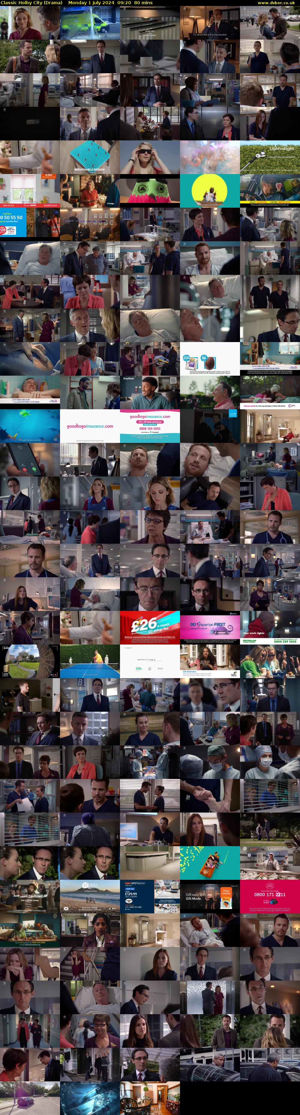 Classic Holby City (Drama) Monday 1 July 2024 09:20 - 10:40