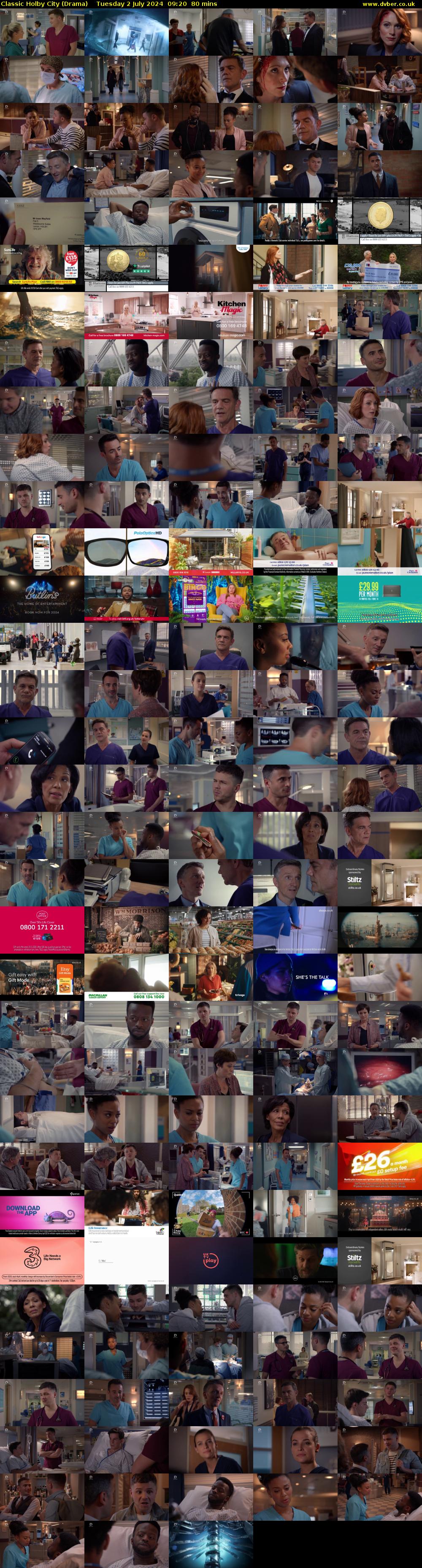 Classic Holby City (Drama) Tuesday 2 July 2024 09:20 - 10:40