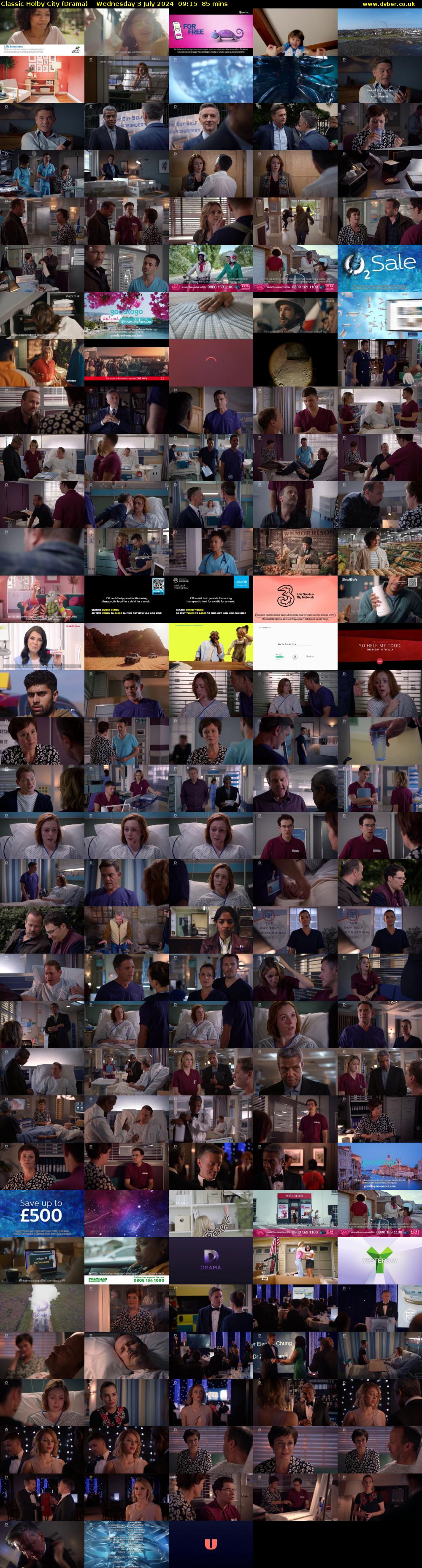 Classic Holby City (Drama) Wednesday 3 July 2024 09:15 - 10:40