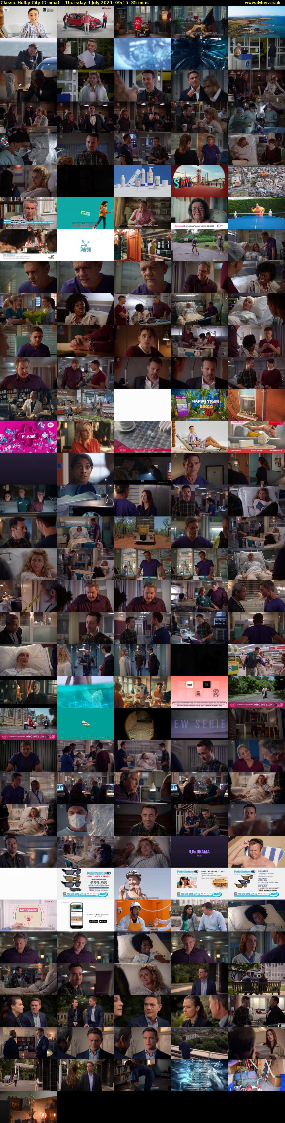 Classic Holby City (Drama) Thursday 4 July 2024 09:15 - 10:40