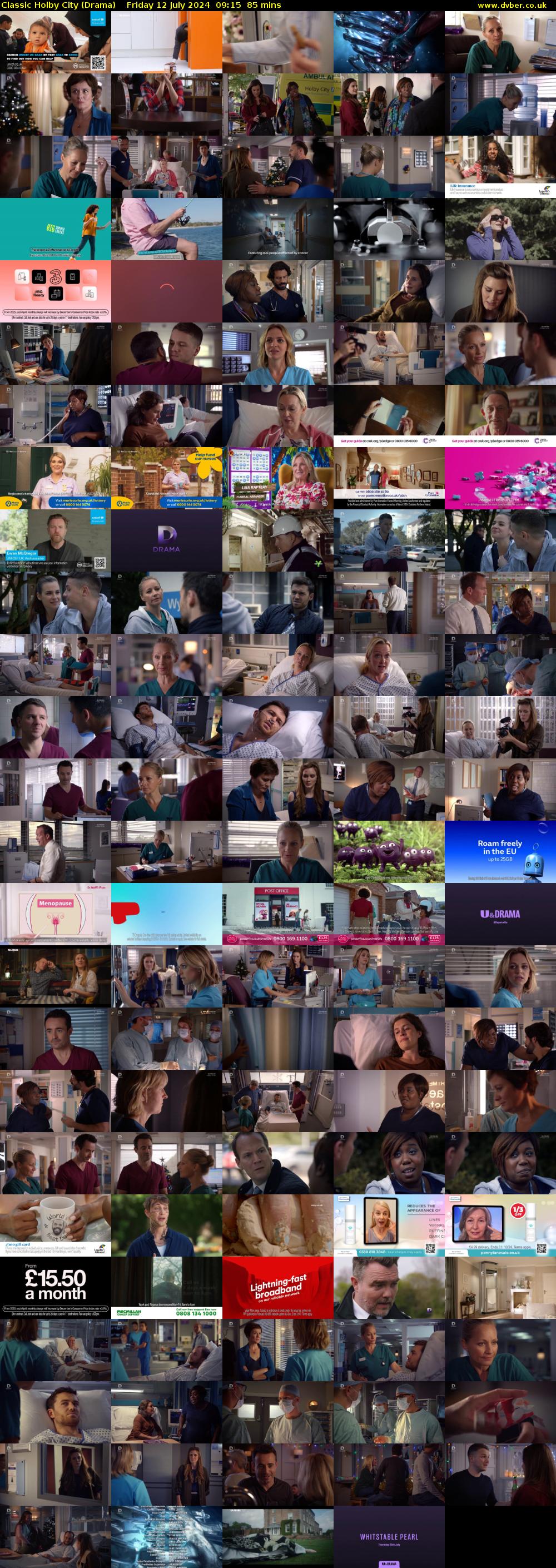 Classic Holby City (Drama) Friday 12 July 2024 09:15 - 10:40