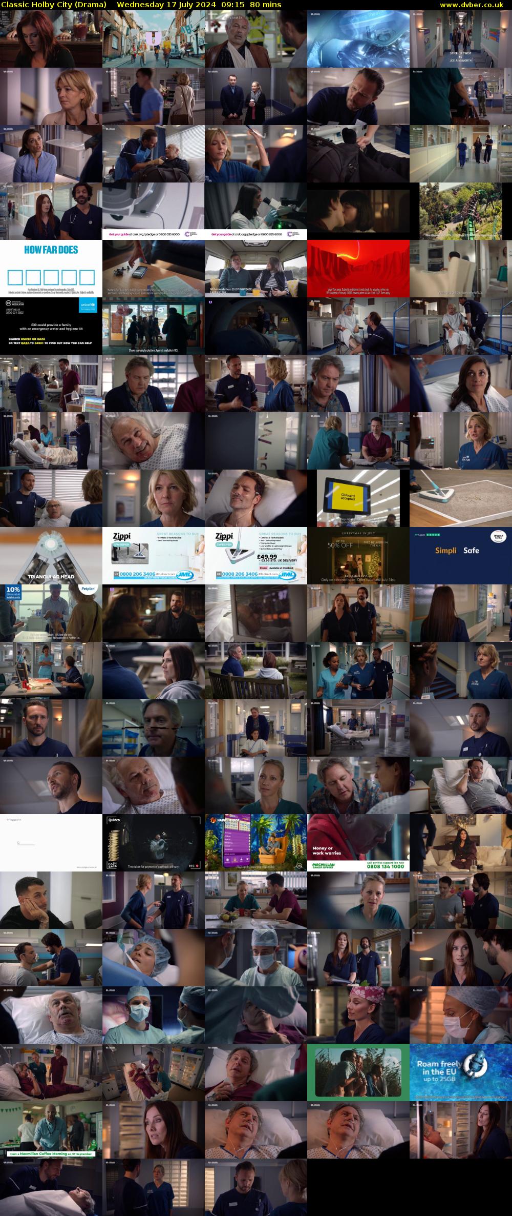 Classic Holby City (Drama) Wednesday 17 July 2024 09:15 - 10:35