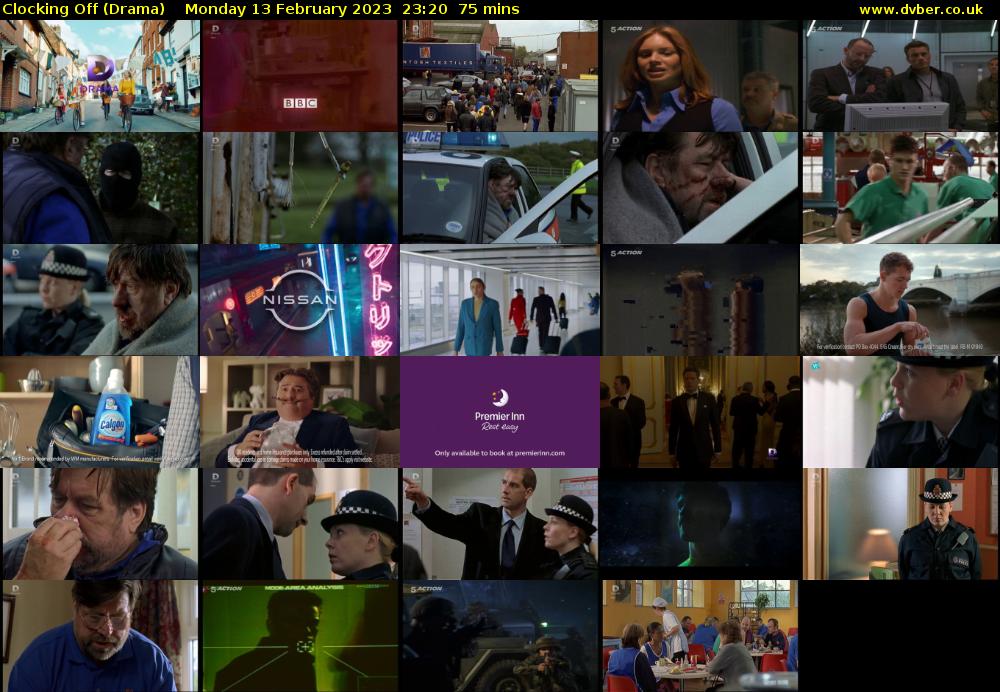 Clocking Off (Drama) Monday 13 February 2023 23:20 - 00:35