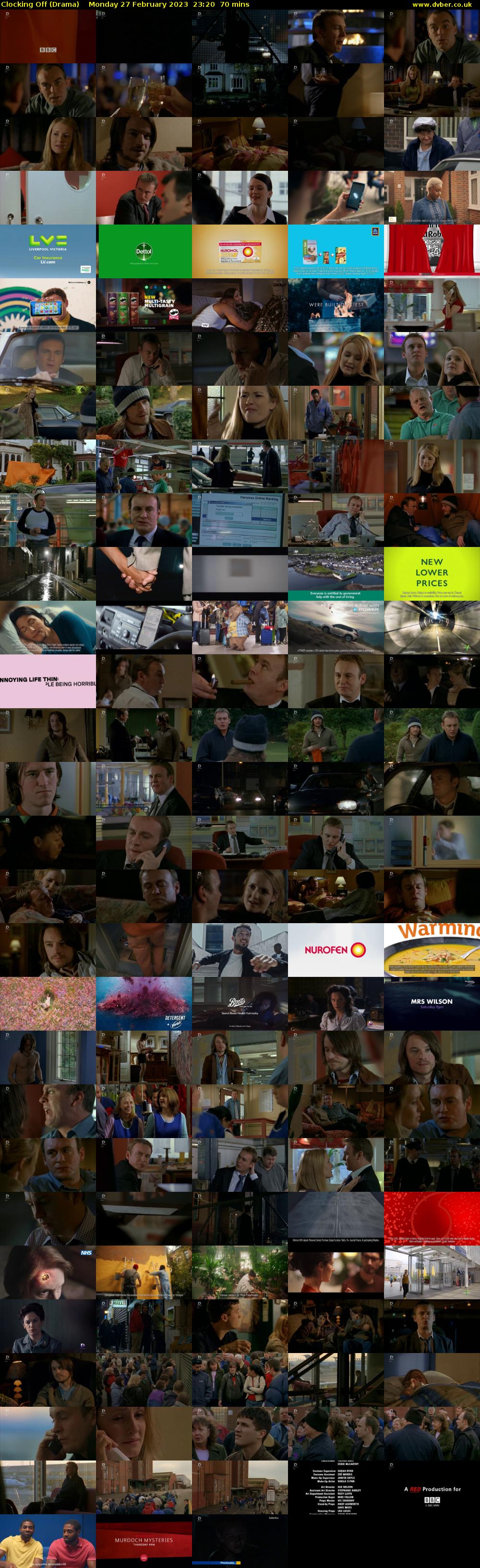 Clocking Off (Drama) Monday 27 February 2023 23:20 - 00:30
