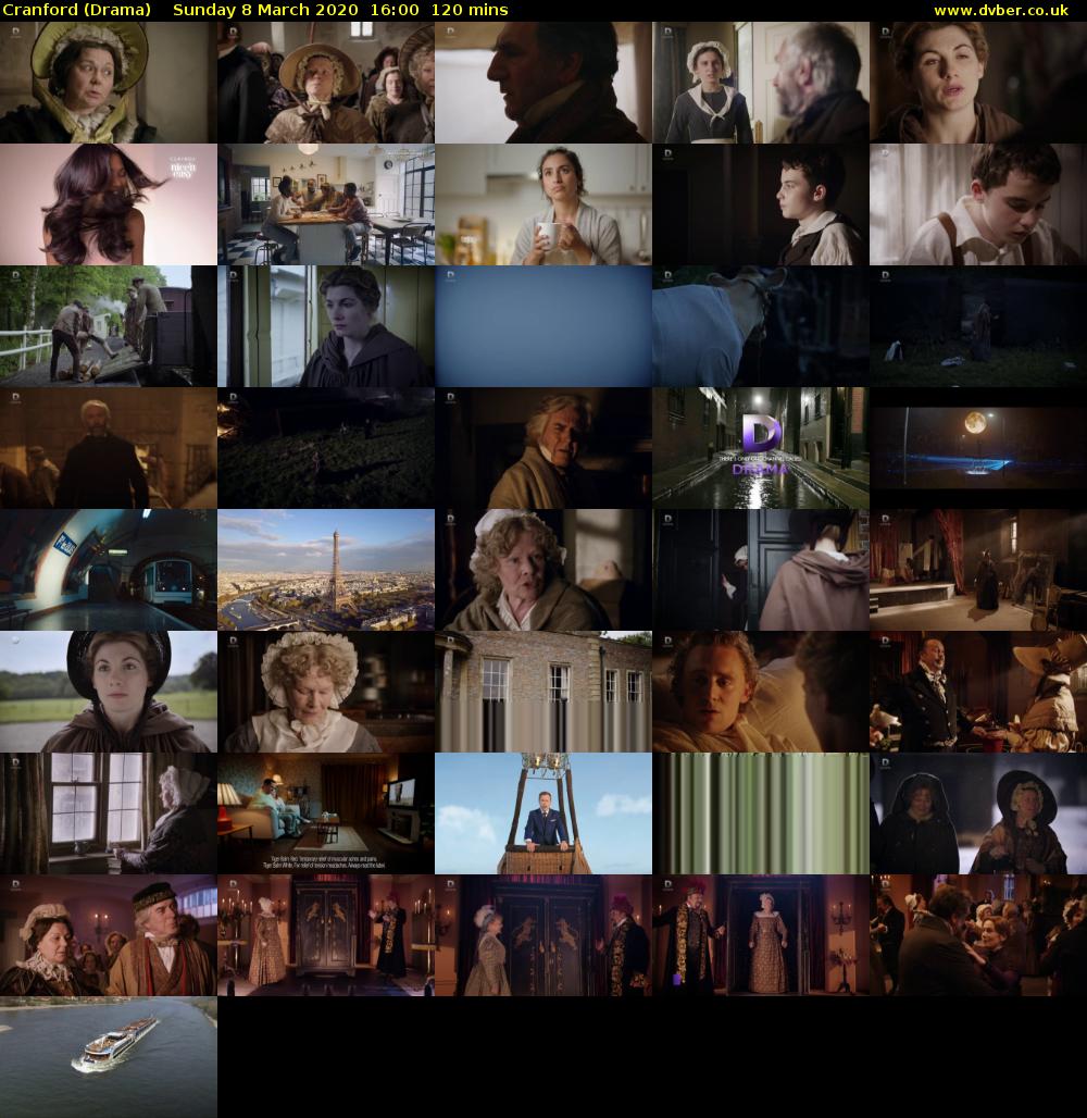 Cranford (Drama) Sunday 8 March 2020 16:00 - 18:00