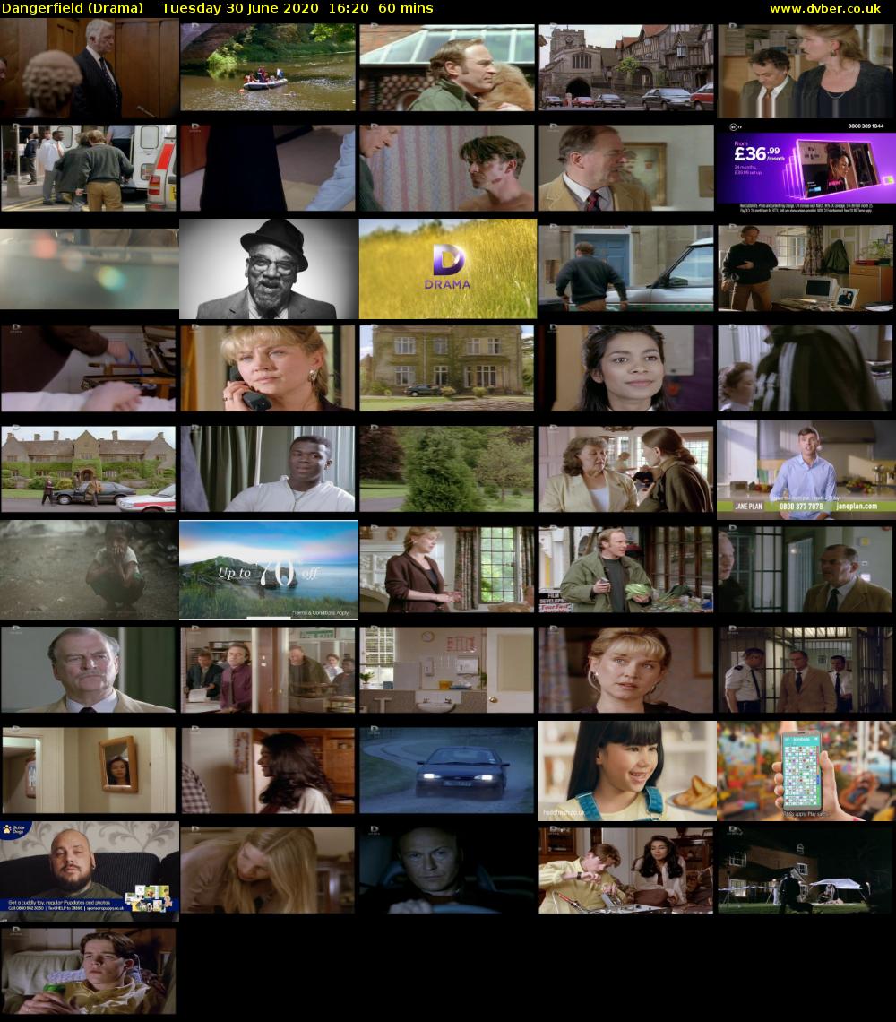 Dangerfield (Drama) Tuesday 30 June 2020 16:20 - 17:20