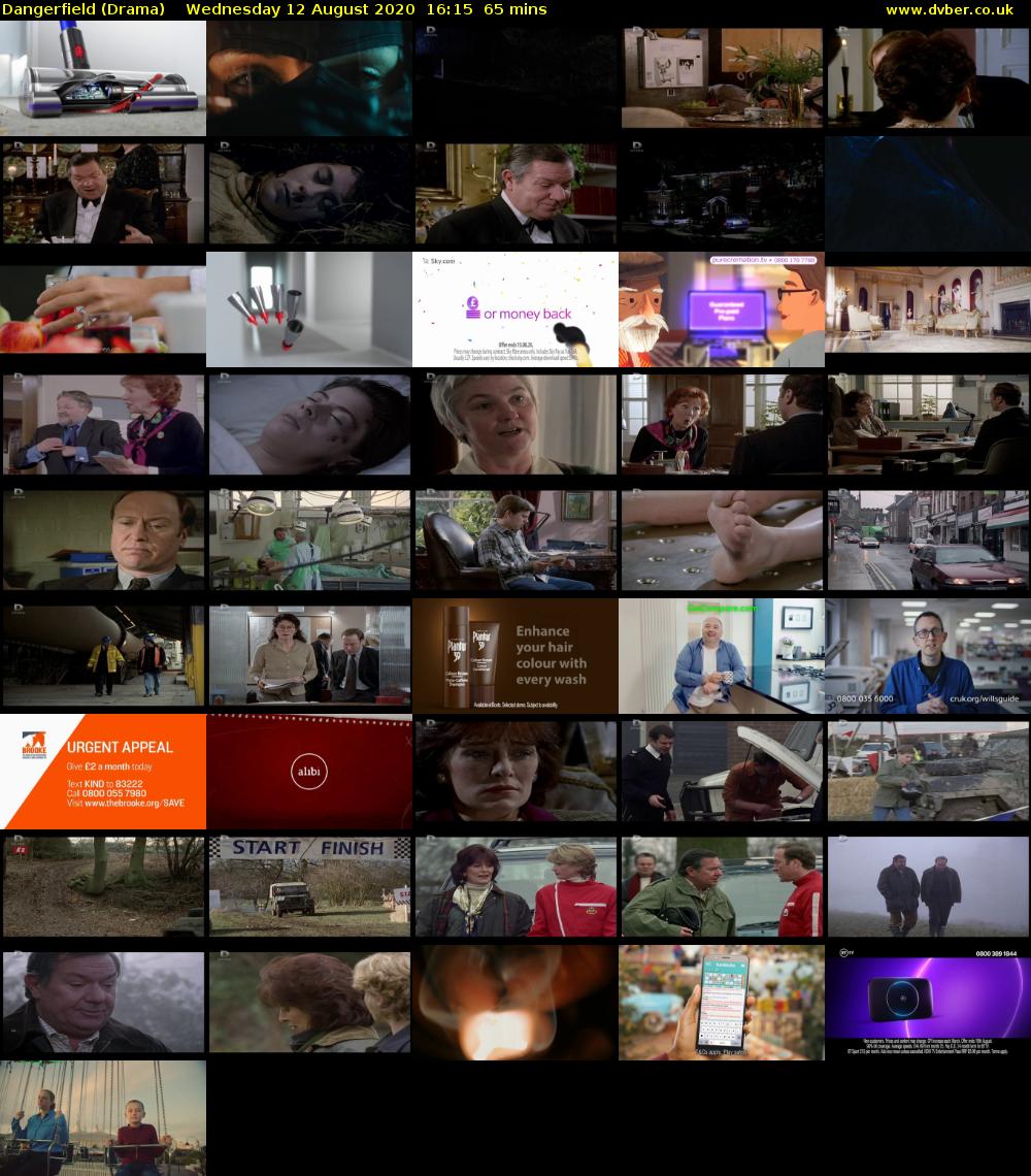 Dangerfield (Drama) Wednesday 12 August 2020 16:15 - 17:20
