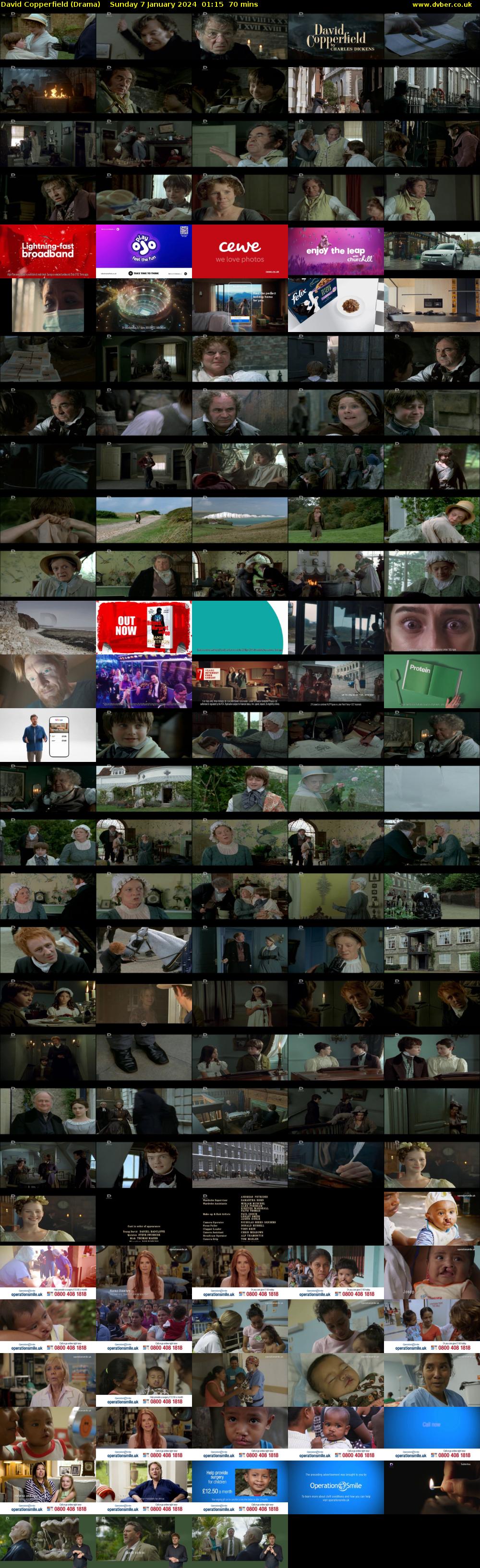 David Copperfield (Drama) Sunday 7 January 2024 01:15 - 02:25