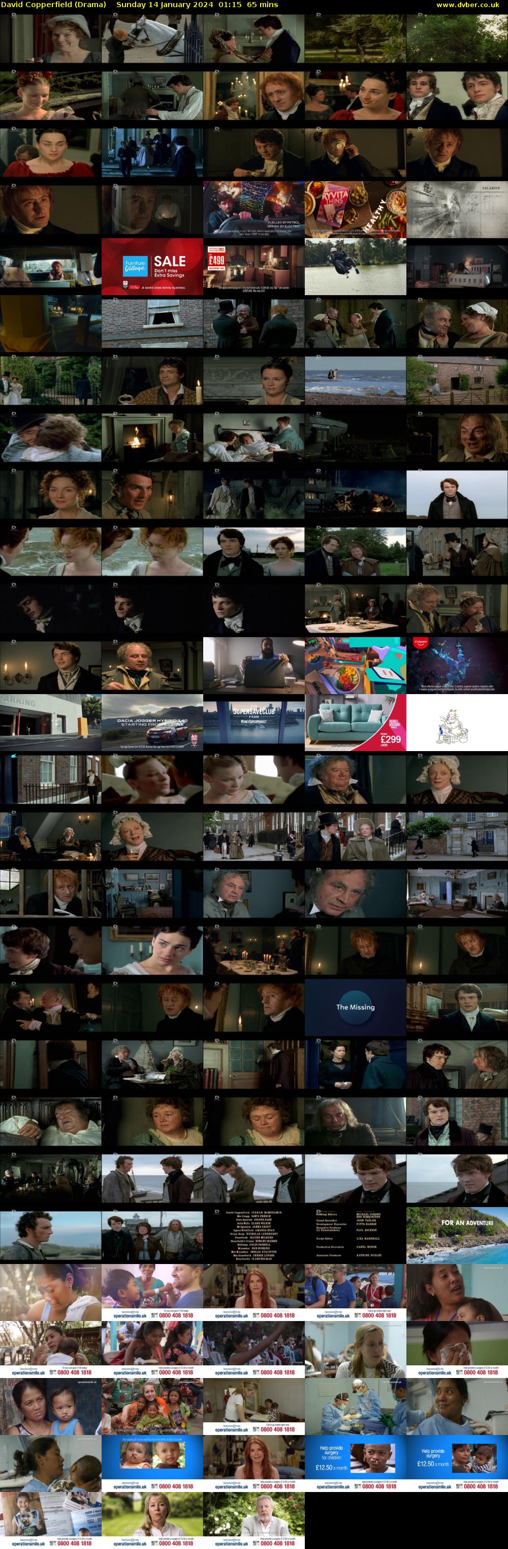 David Copperfield (Drama) Sunday 14 January 2024 01:15 - 02:20