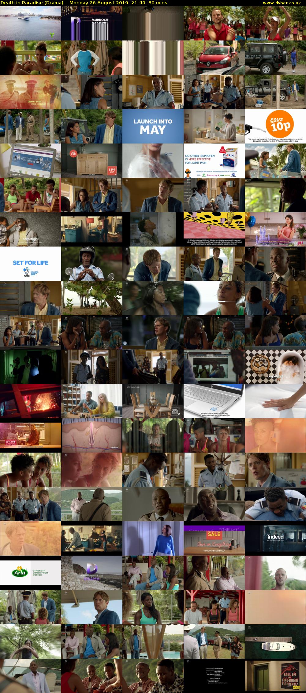 Death in Paradise (Drama) Monday 26 August 2019 21:40 - 23:00