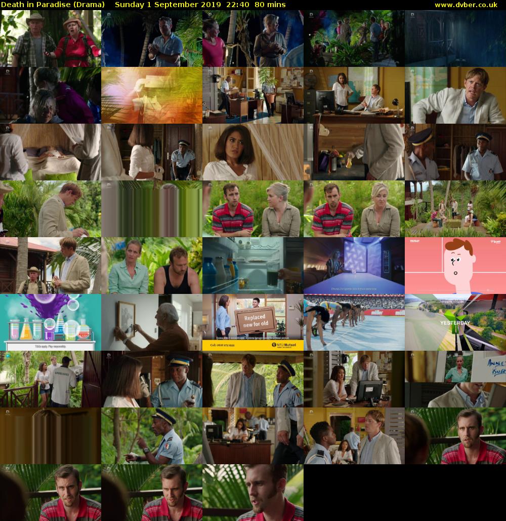 Death in Paradise (Drama) Sunday 1 September 2019 22:40 - 00:00