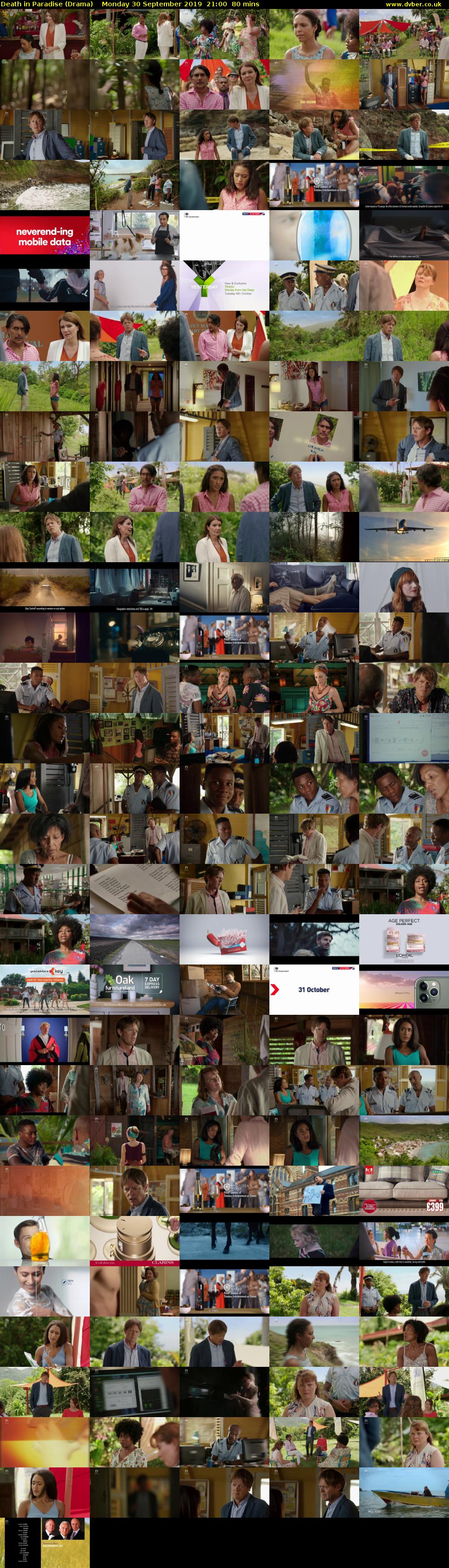 Death in Paradise (Drama) Monday 30 September 2019 21:00 - 22:20