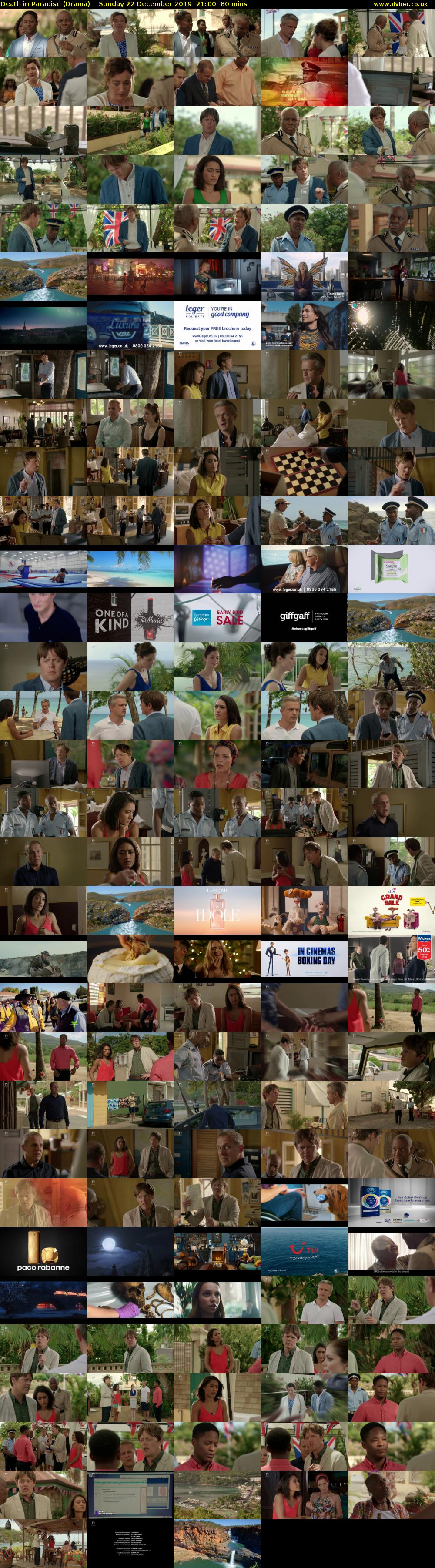 Death in Paradise (Drama) Sunday 22 December 2019 21:00 - 22:20