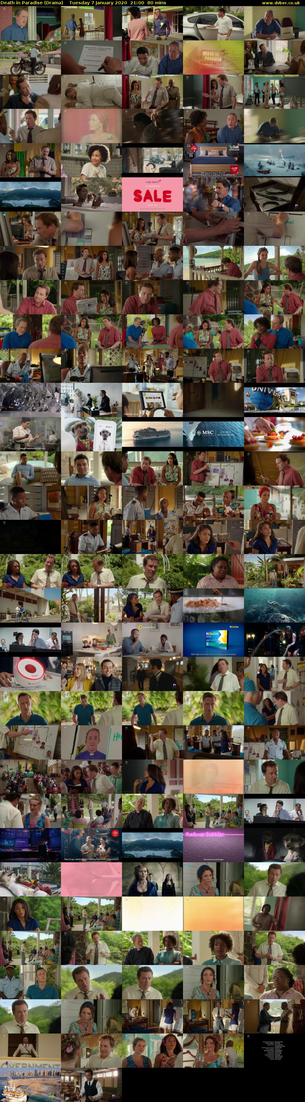 Death in Paradise (Drama) Tuesday 7 January 2020 21:00 - 22:20