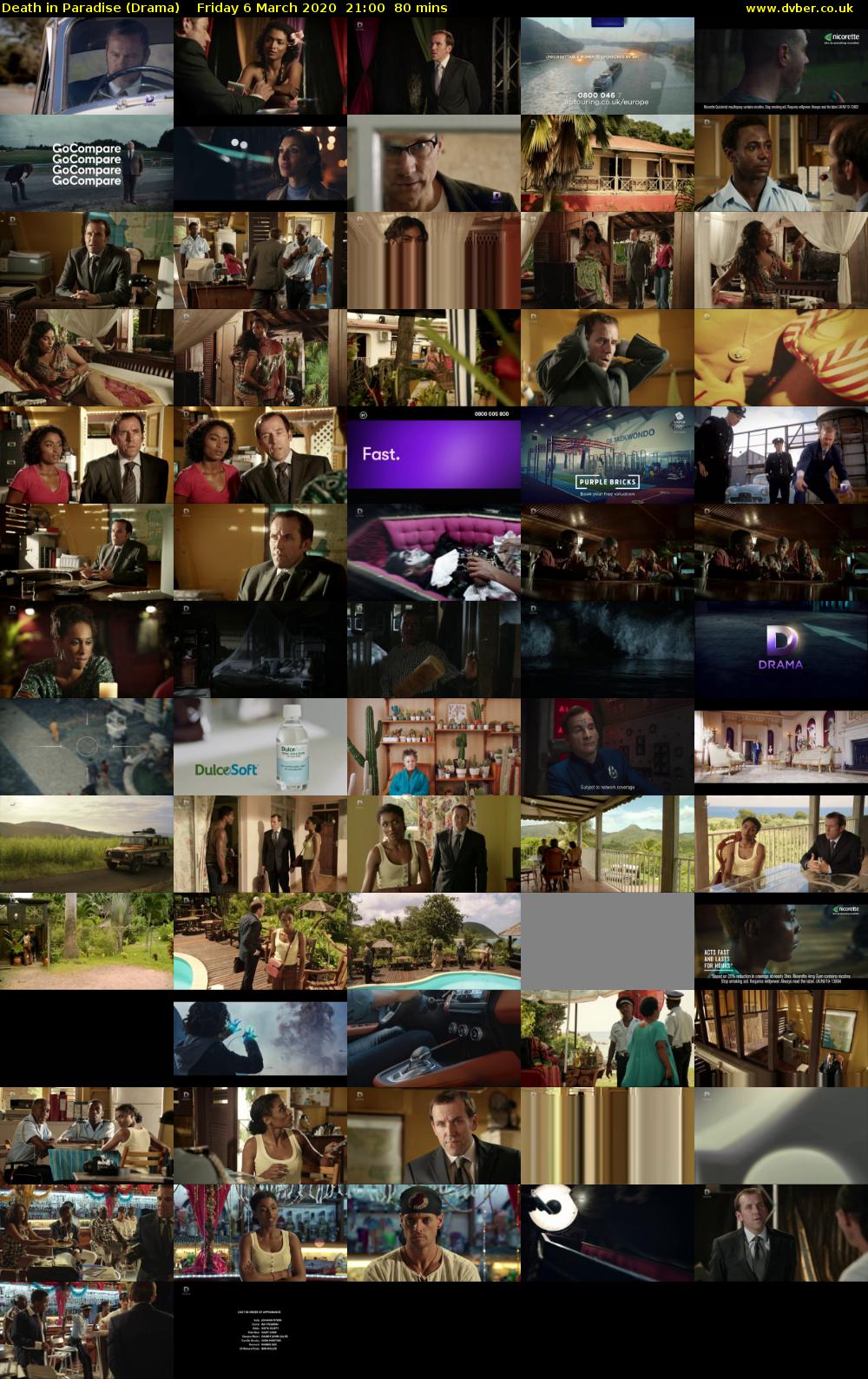 Death in Paradise (Drama) Friday 6 March 2020 21:00 - 22:20