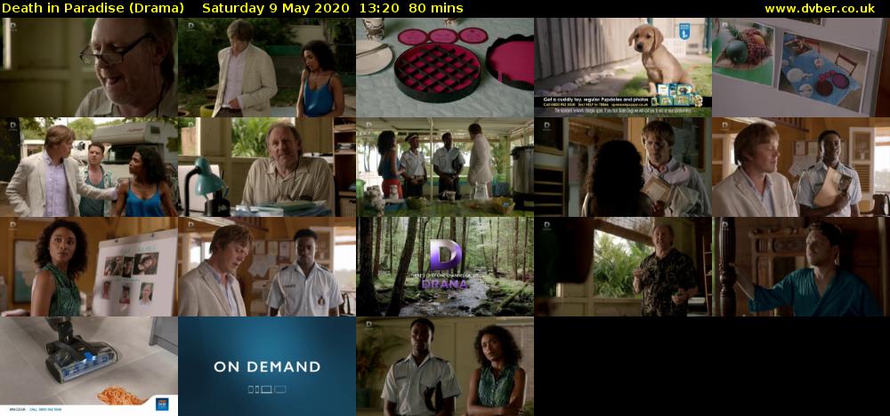 Death in Paradise (Drama) Saturday 9 May 2020 13:20 - 14:40