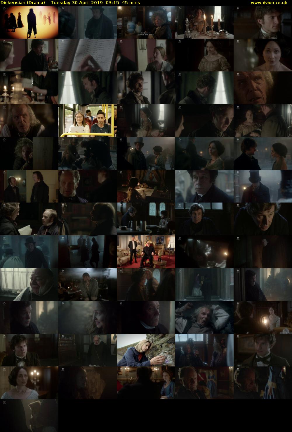Dickensian (Drama) Tuesday 30 April 2019 03:15 - 04:00
