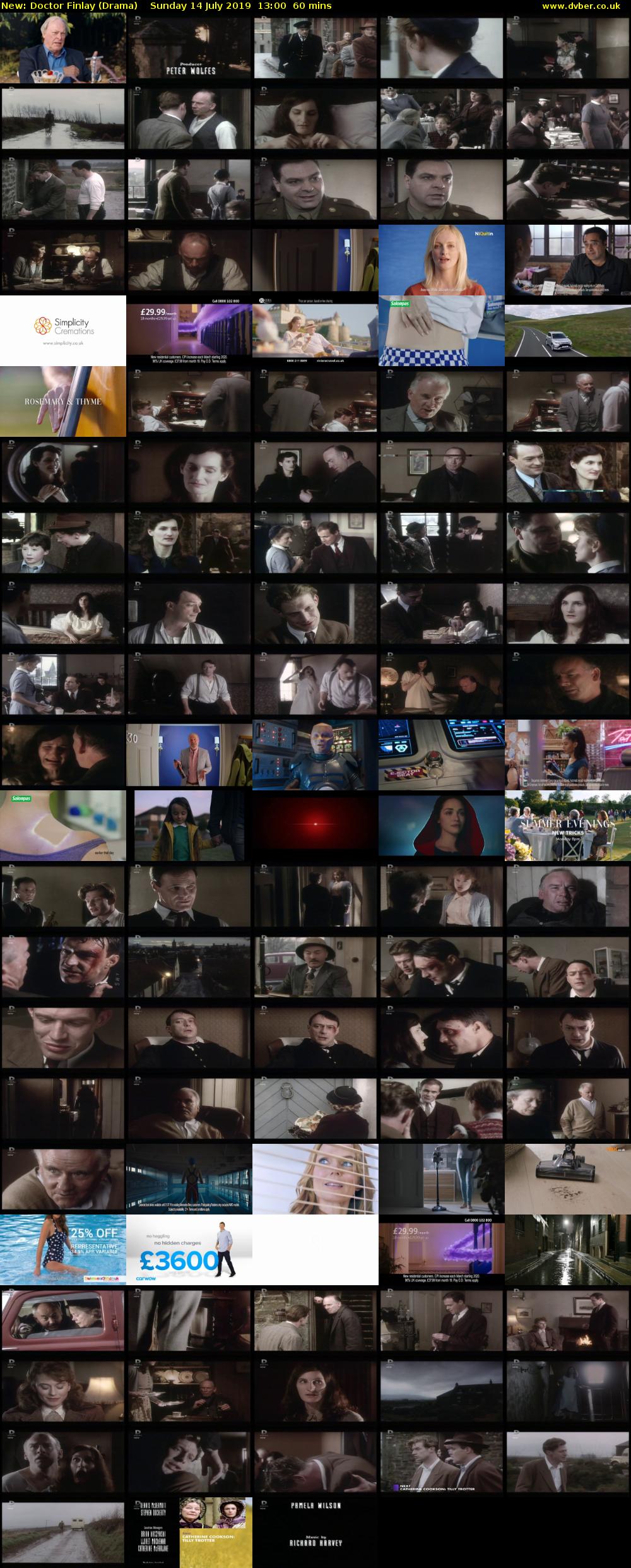 Doctor Finlay (Drama) Sunday 14 July 2019 13:00 - 14:00